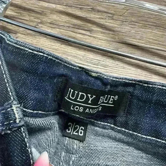Judy Blue Classic Dark Wash Blue Skinny Jeans Size 26 - Picture 4 of 8